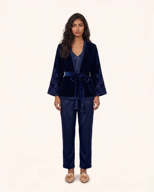 Terre & Ciel Set in Royal Blue, matching sets by Maison K-Loh