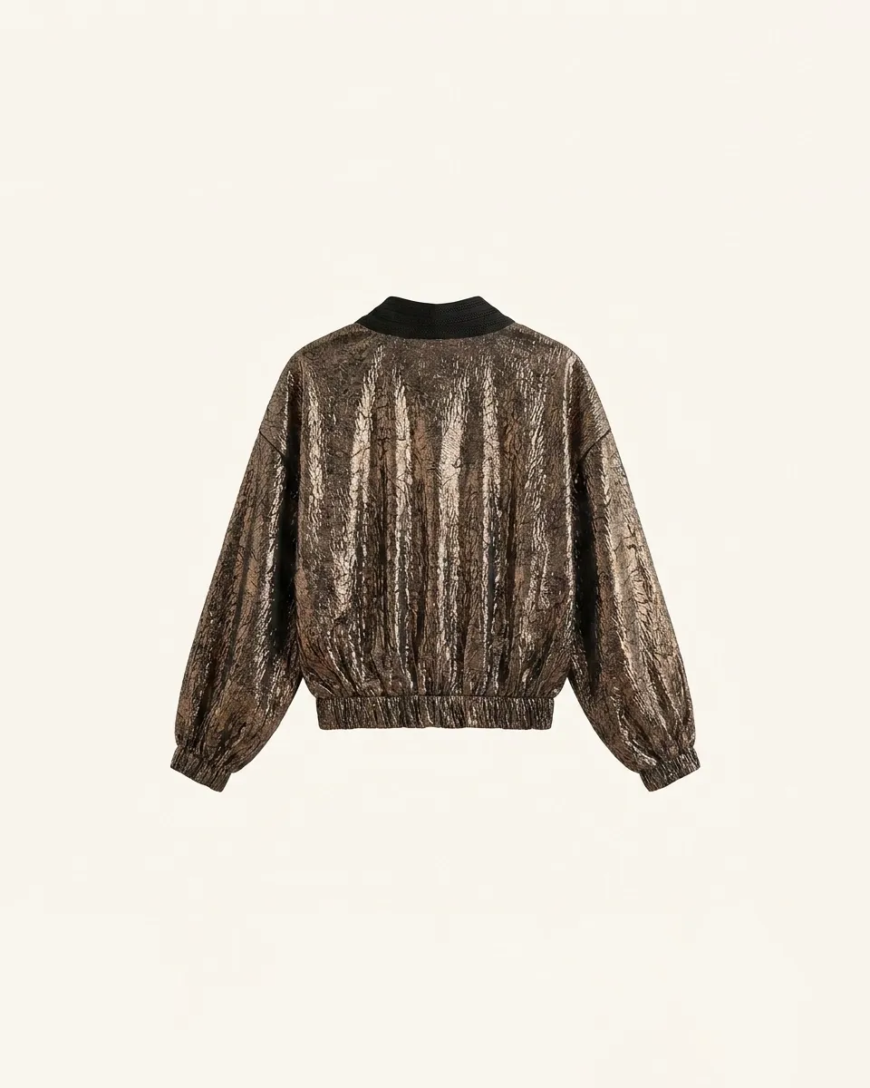 Beldi Moonlight Silk Blouse by Maison K-Loh, view 4