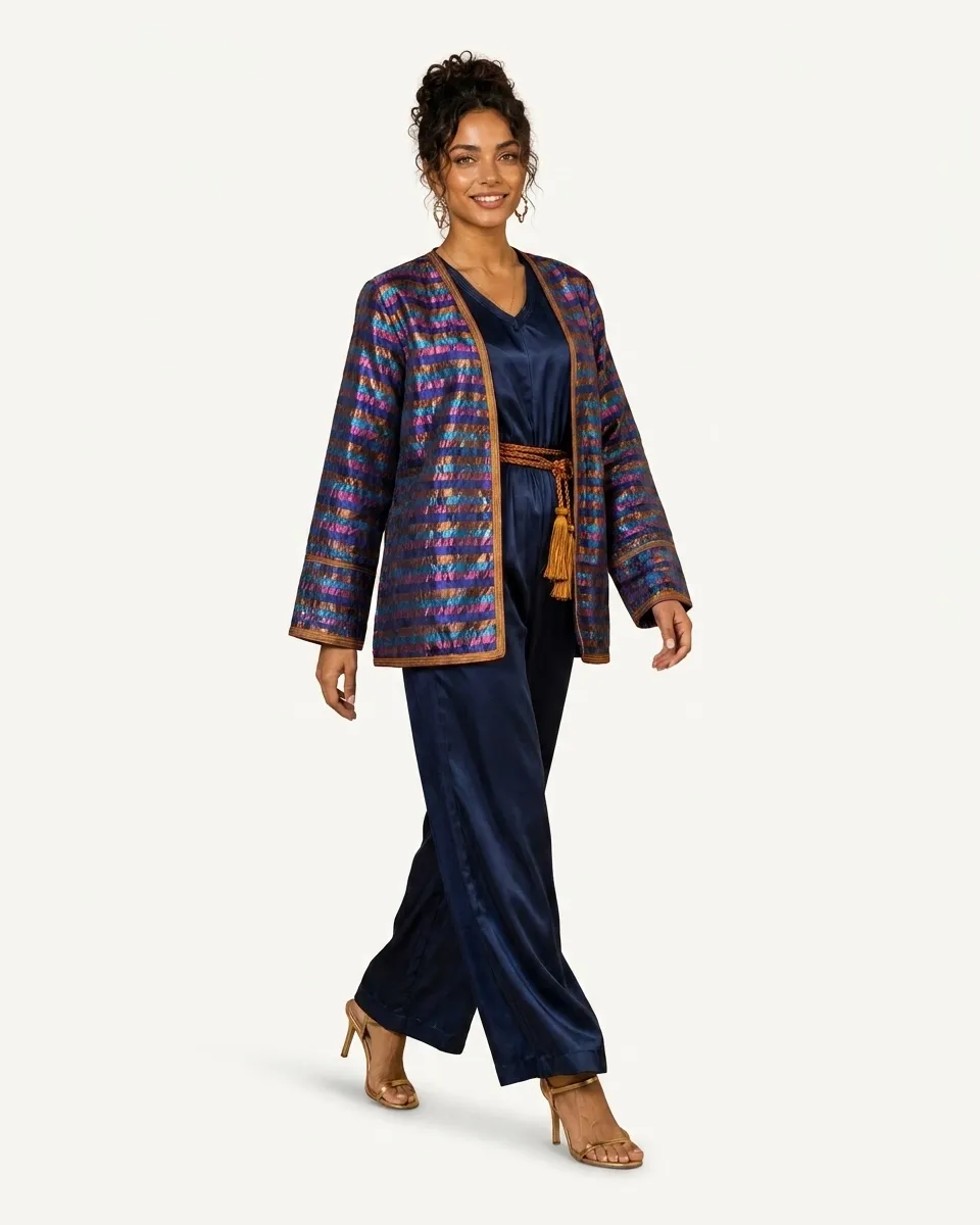 Bleu Andalou Set, matching sets by Maison K-Loh