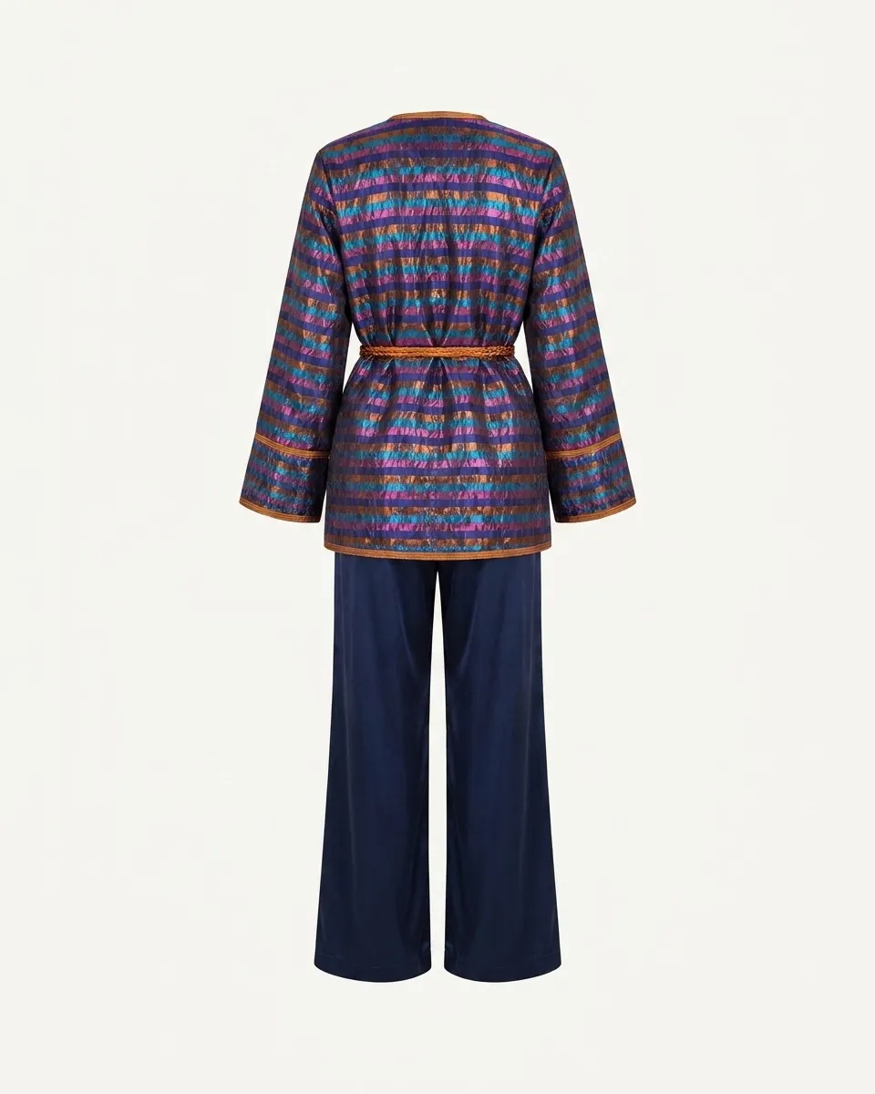 Bleu Andalou Set by Maison K-Loh, view 4