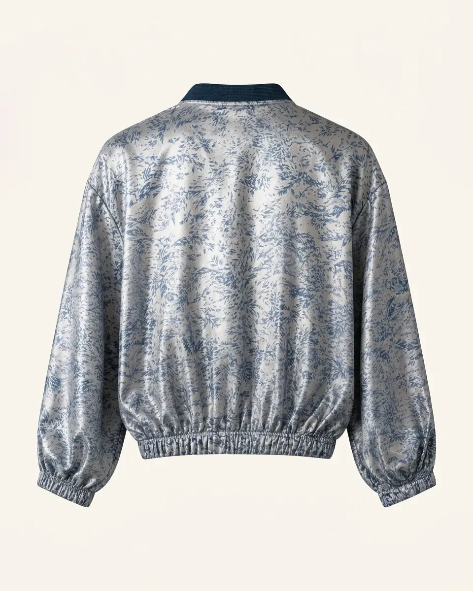 Bleu Jardin Silk Set by Maison K-Loh, view 6