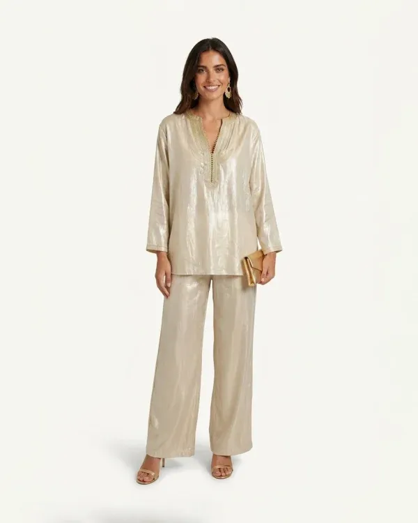 Dhahab Silk Ensemble, silk matching sets by Maison K-Loh