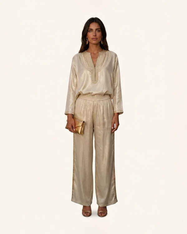 Dhahab Silk Ensemble, silk matching sets by Maison K-Loh