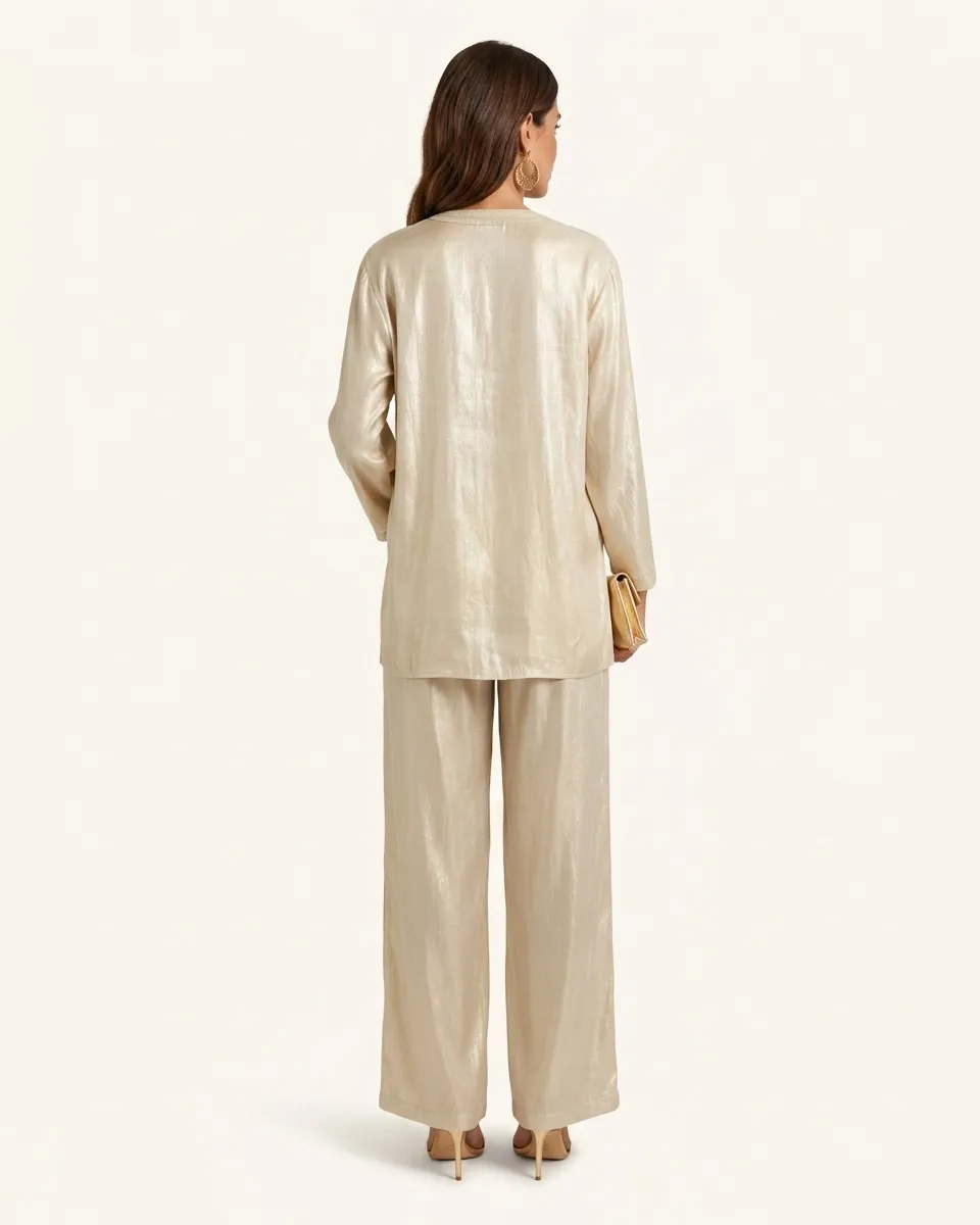 Dhahab Silk Ensemble by Maison K-Loh, view 2