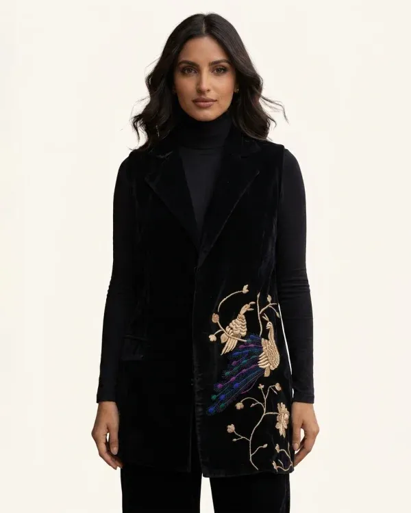Majestic Plume Vest, tops by Maison K-Loh