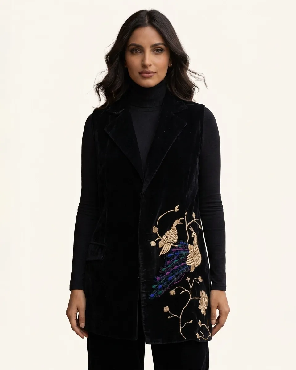 Majestic Plume Vest, tops by Maison K-Loh