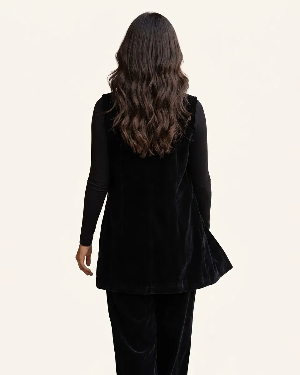 Majestic Plume Vest by Maison K-Loh, view 2