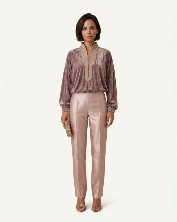 Rosee Velvet Ensemble, velvet matching sets by Maison K-Loh