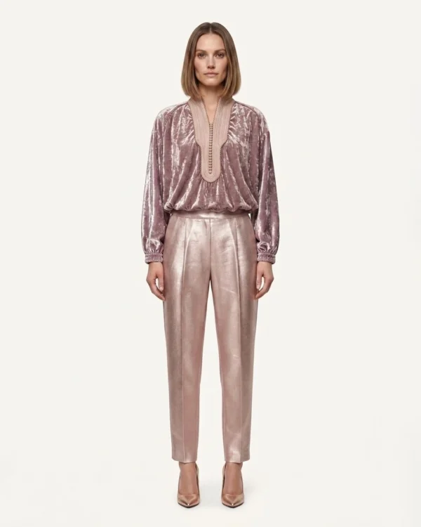 Rosee Velvet Ensemble, velvet matching sets by Maison K-Loh