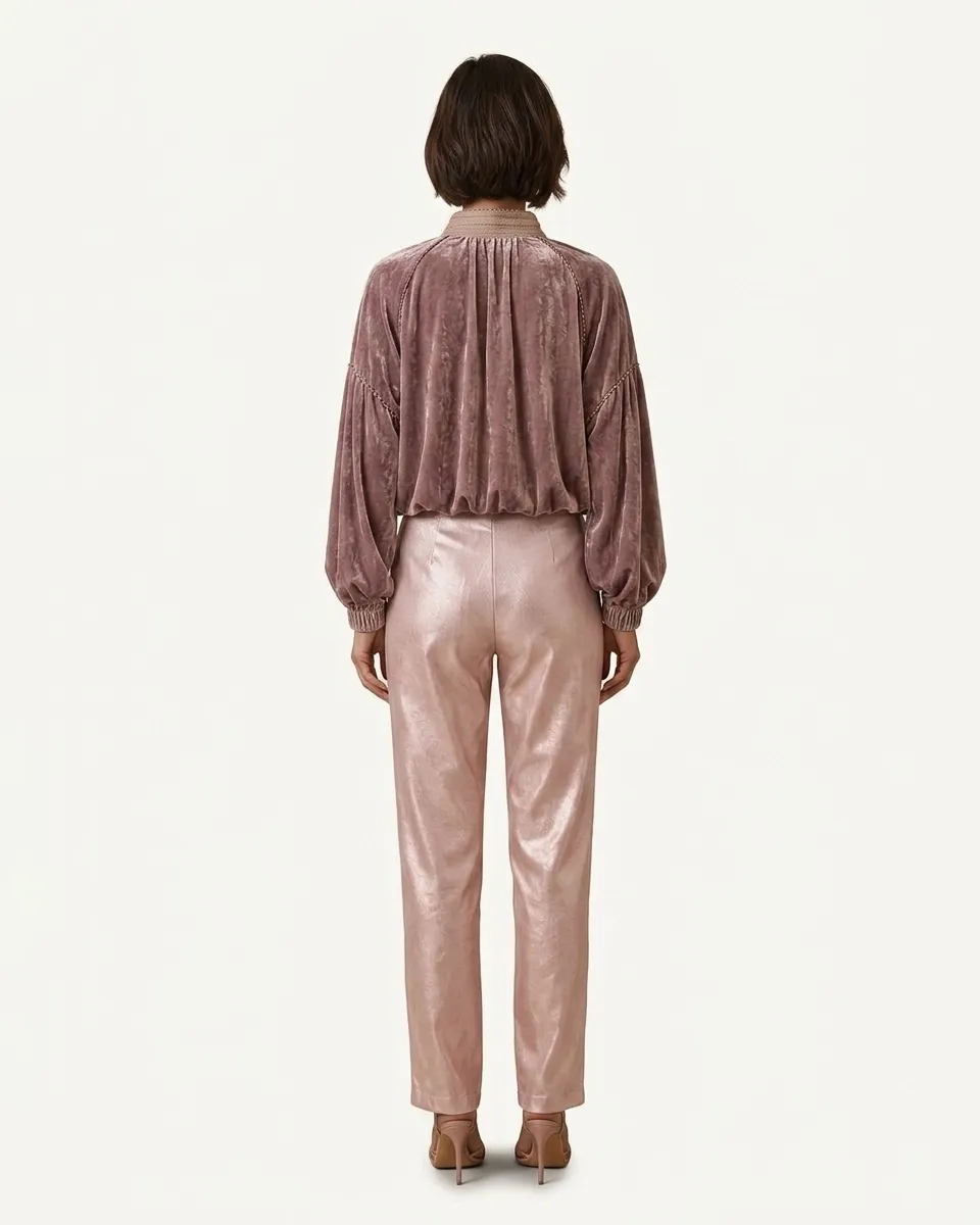 Rosee Velvet Ensemble by Maison K-Loh, view 2
