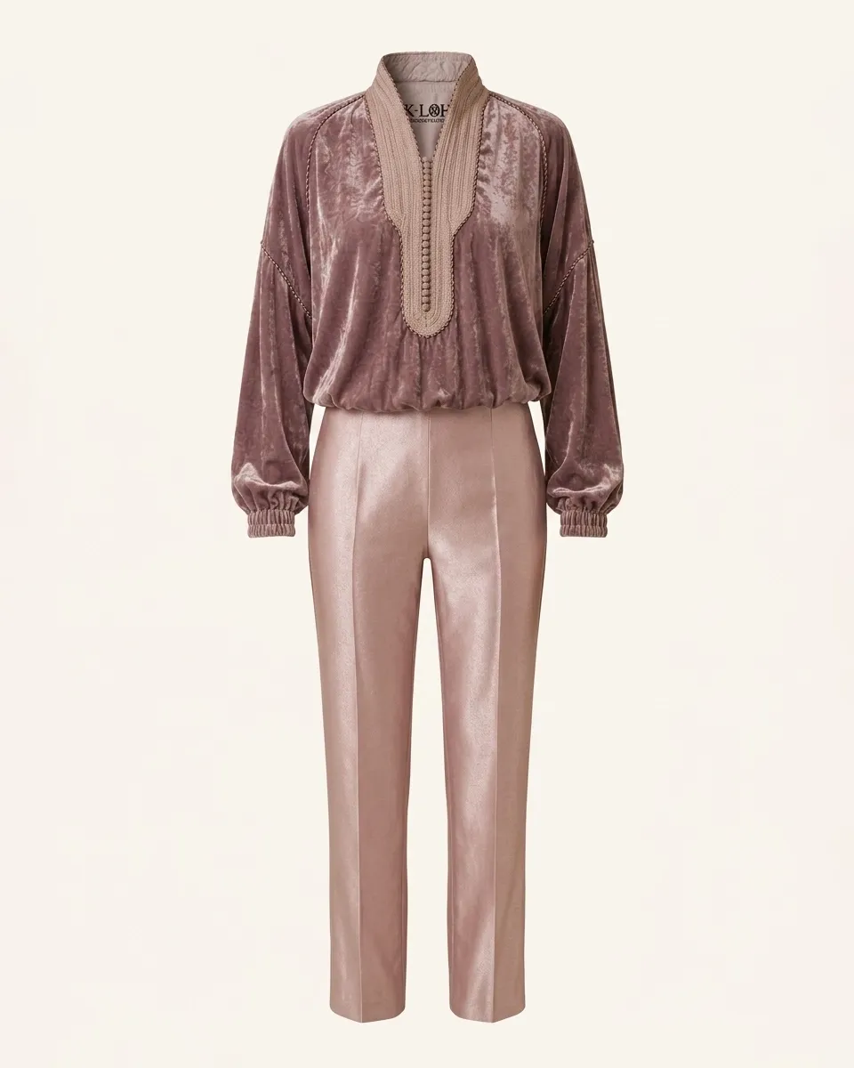 Rosee Velvet Ensemble by Maison K-Loh, view 3