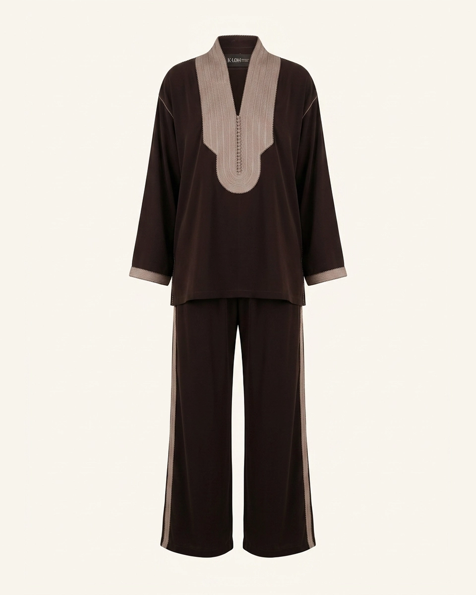 Sahara Silk Bronze Set by Maison K-Loh, view 3