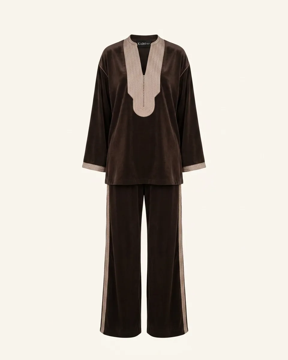 Sahara Silk Bronze Set by Maison K-Loh, view 3