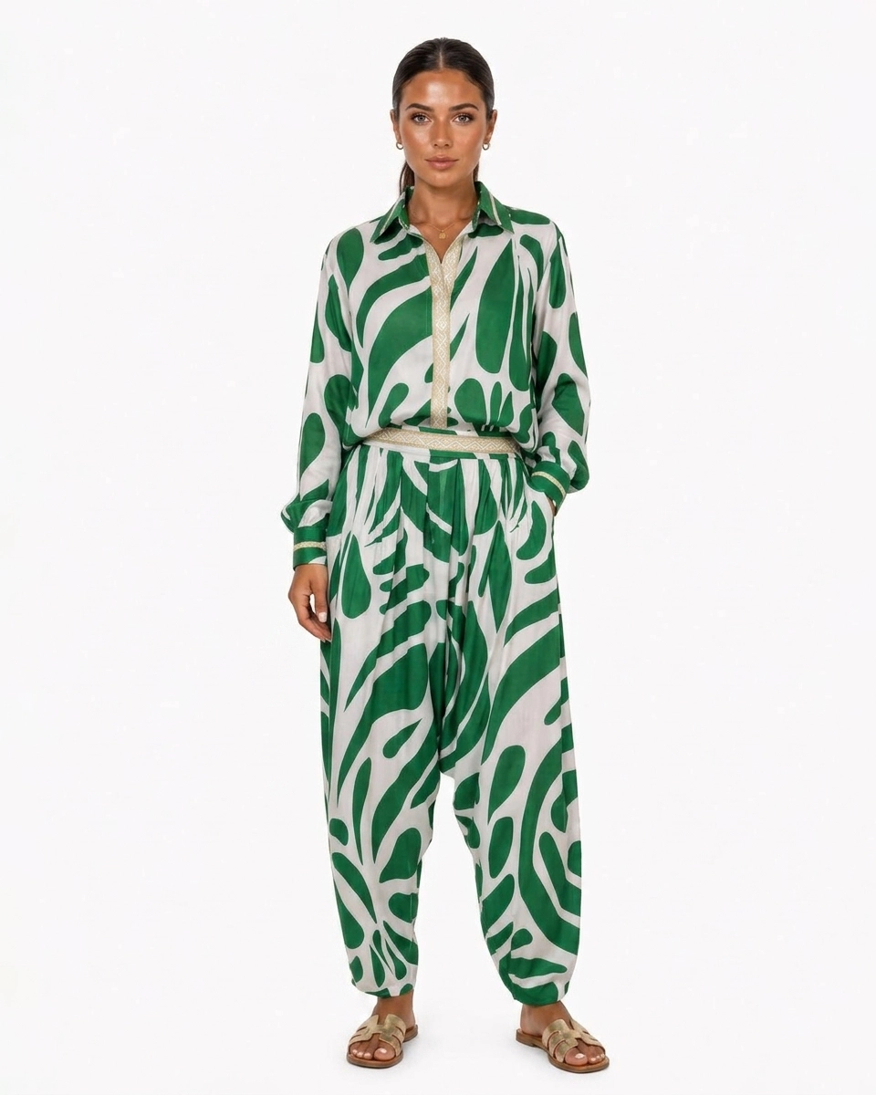Saint-Tropez Zen Linen Set, linen matching sets by Maison K-Loh