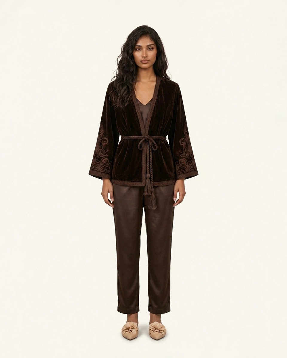 Terre & Ciel Set in Terre Brune, matching sets by Maison K-Loh