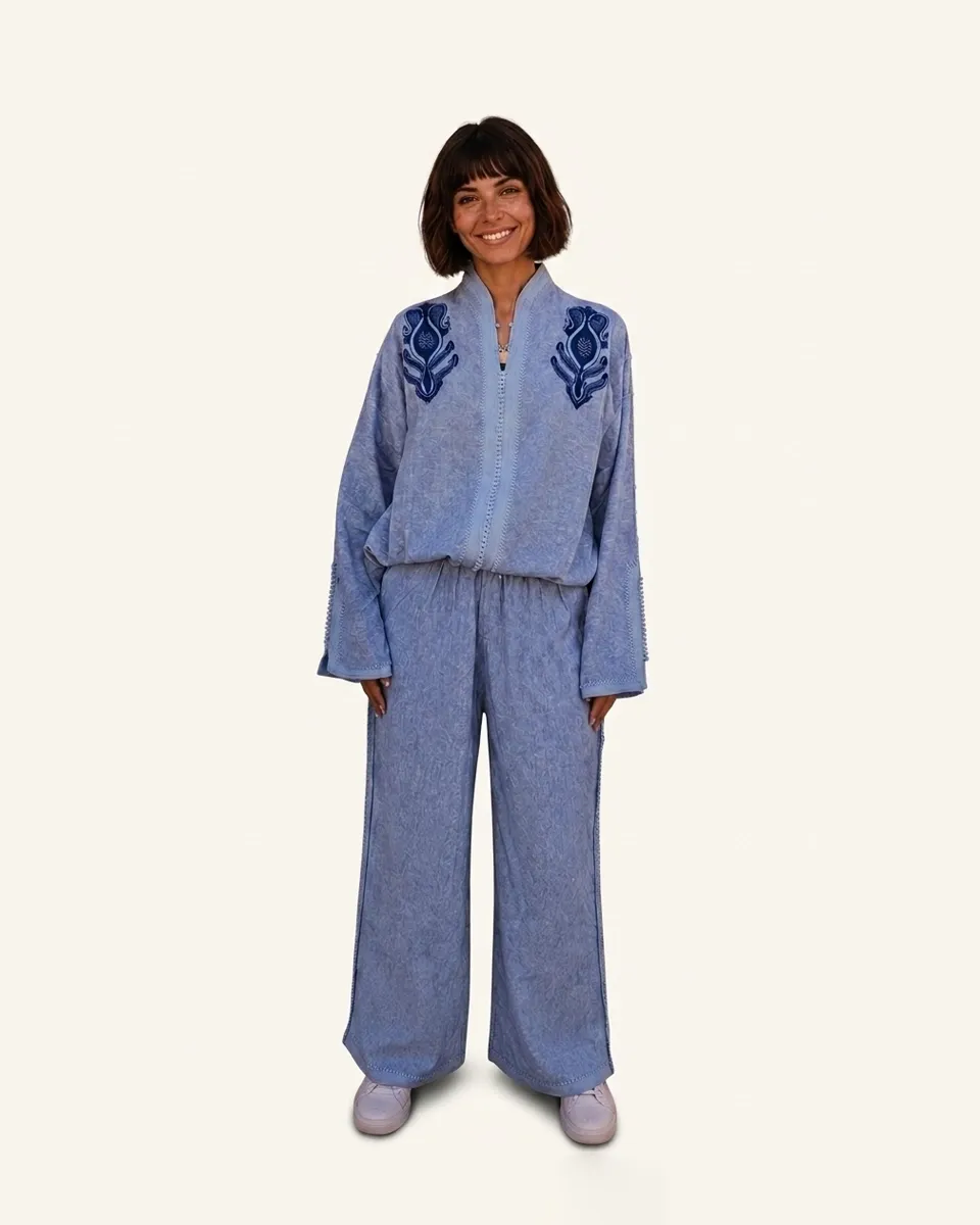 The Marrakesh Bleu Set, matching sets by Maison K-Loh
