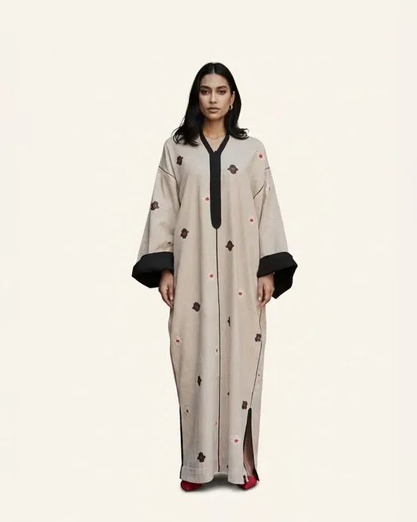 Timeless Linen Caftan, linen caftan by Maison K-Loh